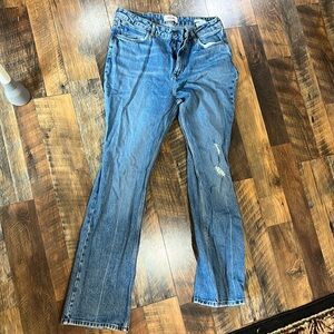 Wrangler high rise bold boot jeans 14/32x32